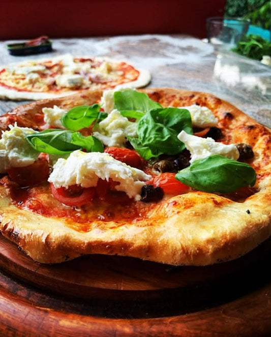 Napolitaanse pizza op basis van zuurdesem